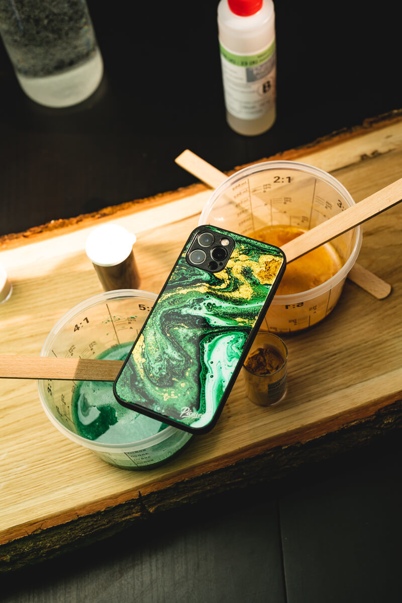 Pokrowiec na telefon komórkowy z motywem Green Gold