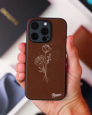 Picasee ULTIMATE CASE na Apple iPhone 6/6S - Brown flowers