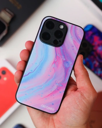 Picasee ULTIMATE CASE MagSafe pro Apple iPhone 13 - Pink liquid