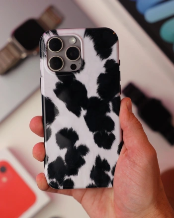 Picasee Fashion Case MagSafe na Apple iPhone 12 - Black Moo