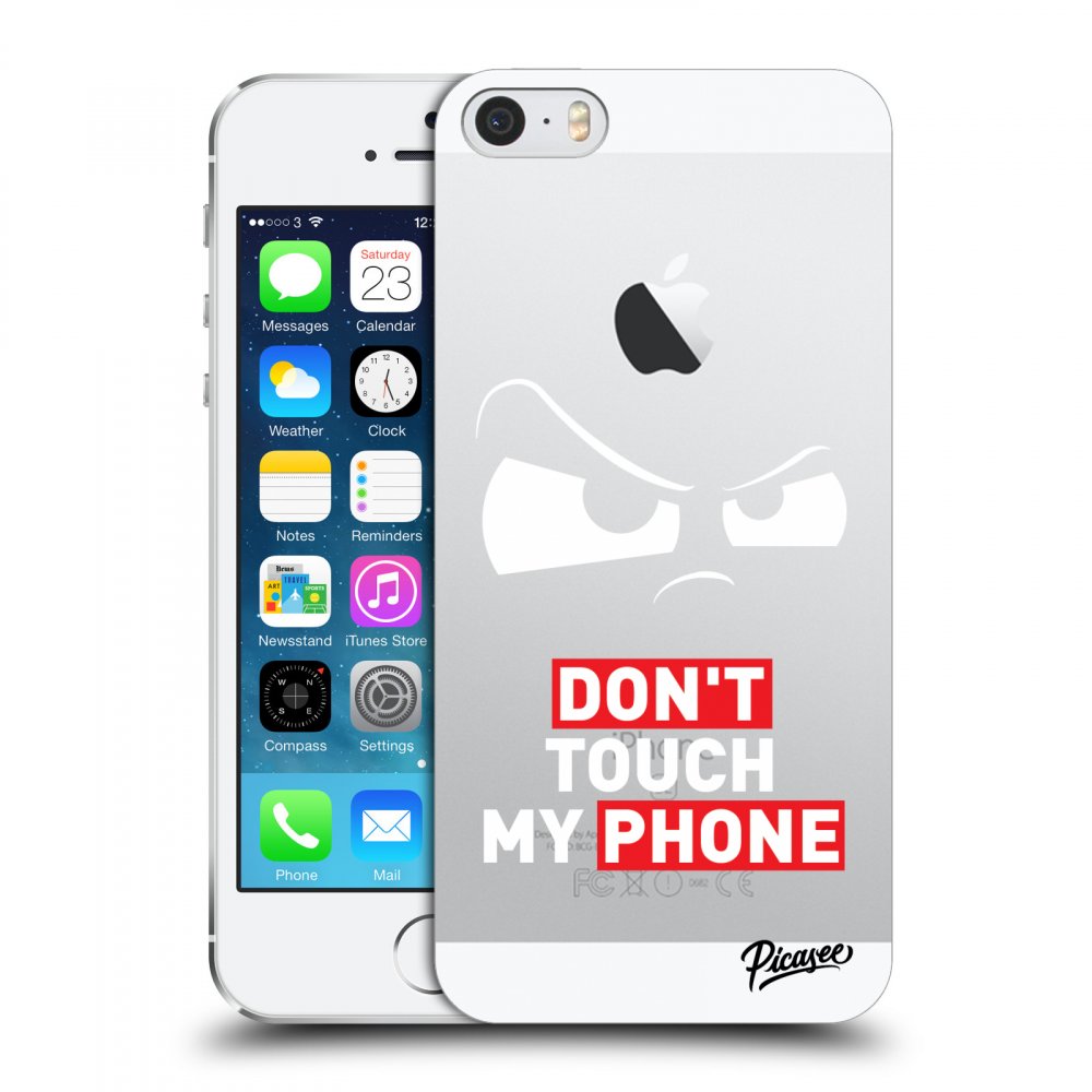Picasee silikonowe przeźroczyste etui na Apple iPhone 5/5S/SE - Cloudy Eye - Transparent