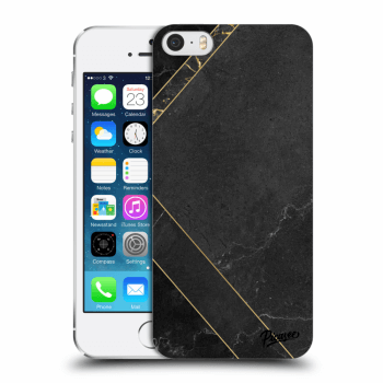 Etui na Apple iPhone 5/5S/SE - Black tile