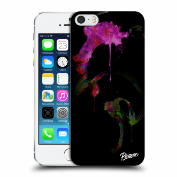 Picasee ULTIMATE CASE pro Apple iPhone 5/5S/SE - Peony black