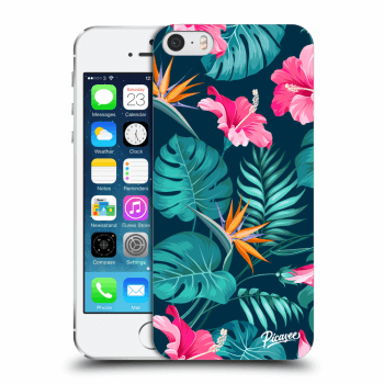 Etui na Apple iPhone 5/5S/SE - Pink Monstera