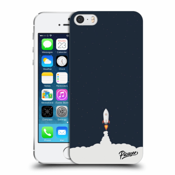 Picasee silikonowe przeźroczyste etui na Apple iPhone 5/5S/SE - Astronaut 2