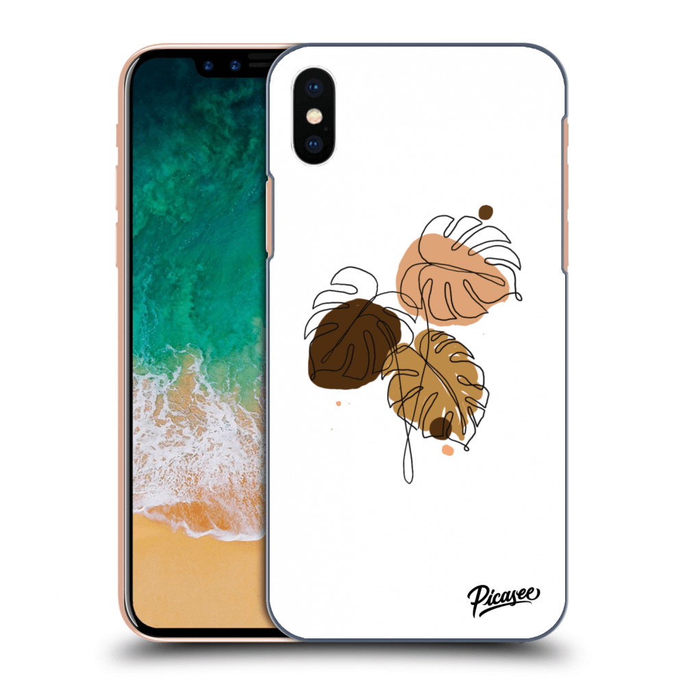 Picasee ULTIMATE CASE pro Apple iPhone X/XS - Monstera