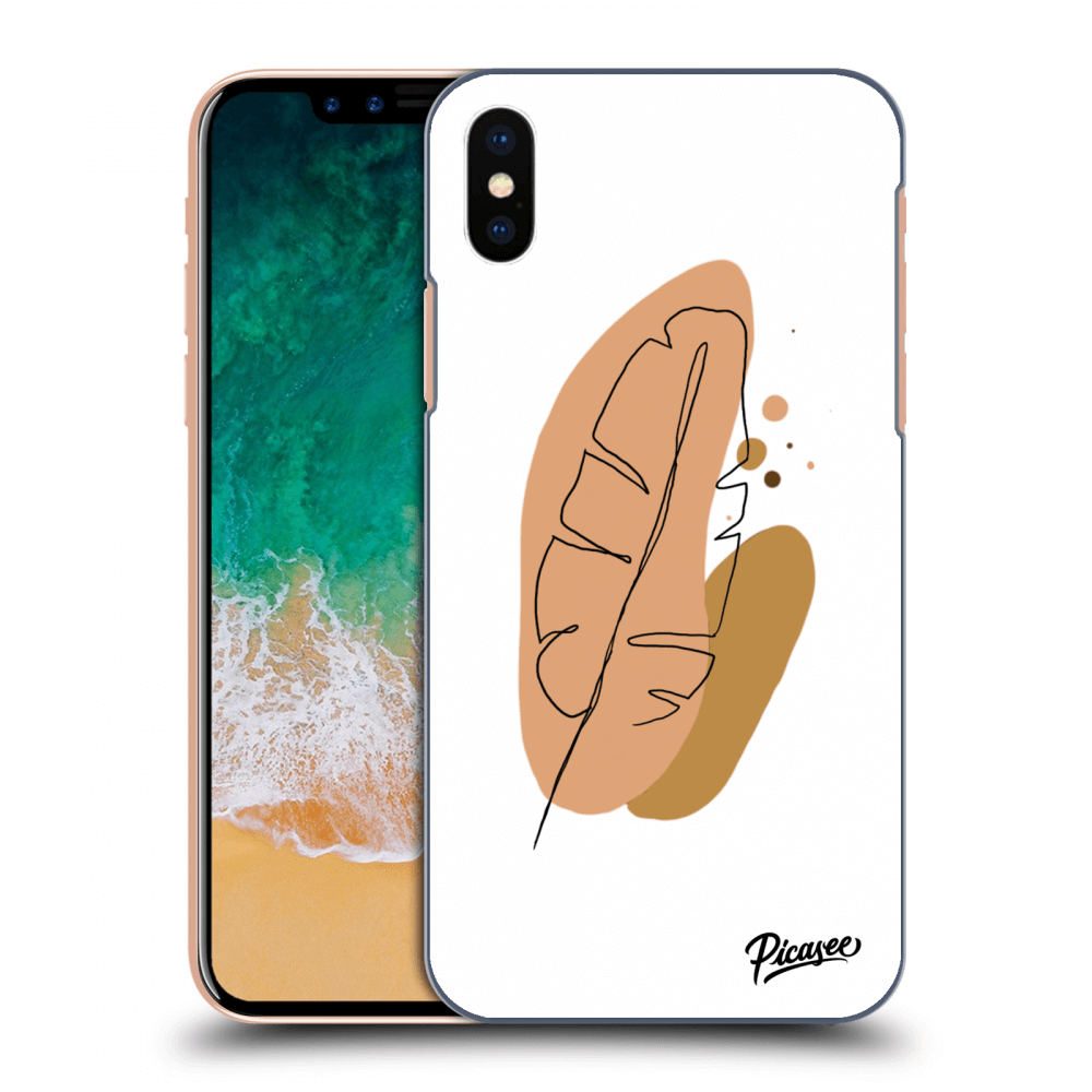 Picasee ULTIMATE CASE pro Apple iPhone X/XS - Feather brown