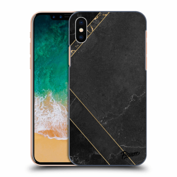 Etui na Apple iPhone X/XS - Black tile