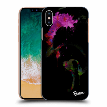 Picasee ULTIMATE CASE pro Apple iPhone X/XS - Peony black
