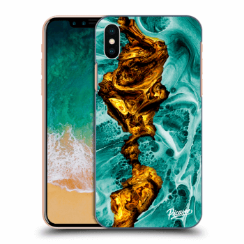 Picasee ULTIMATE CASE pro Apple iPhone X/XS - Goldsky
