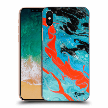 Picasee ULTIMATE CASE pro Apple iPhone X/XS - Blue Magma