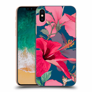 Etui na Apple iPhone X/XS - Hibiscus