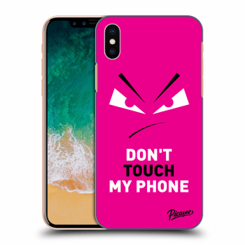 Picasee ULTIMATE CASE pro Apple iPhone X/XS - Evil Eye - Pink