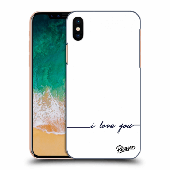 Etui na Apple iPhone X/XS - I love you