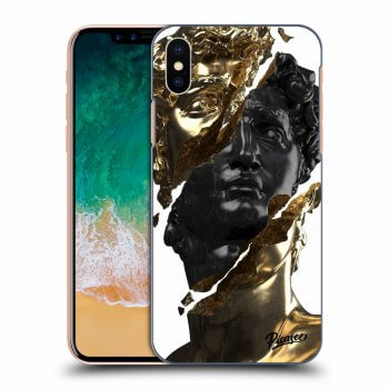 Etui na Apple iPhone X/XS - Gold - Black