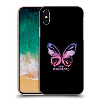 Picasee ULTIMATE CASE pro Apple iPhone X/XS - Diamanty Purple