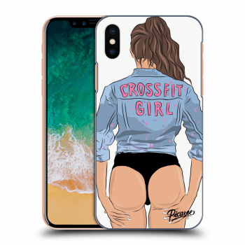 Etui na Apple iPhone X/XS - Crossfit girl - nickynellow