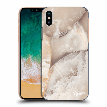 Etui na Apple iPhone X/XS - Cream marble