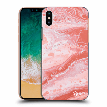 Picasee ULTIMATE CASE pro Apple iPhone X/XS - Red liquid
