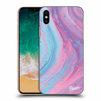 Etui na Apple iPhone X/XS - Pink liquid