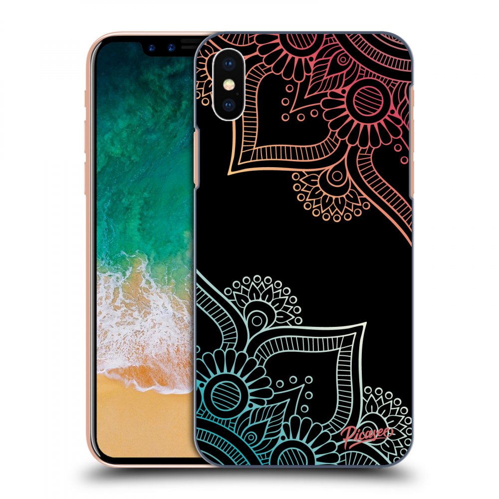 Picasee ULTIMATE CASE pro Apple iPhone X/XS - Flowers pattern