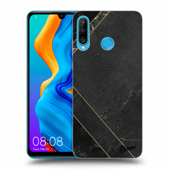 Etui na Huawei P30 Lite - Black tile