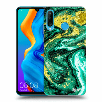 Etui na Huawei P30 Lite - Green Gold