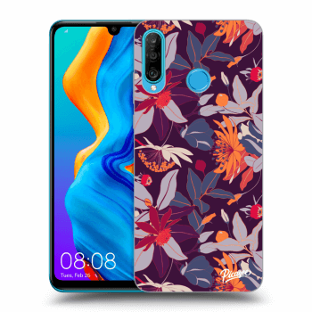 Picasee ULTIMATE CASE pro Huawei P30 Lite - Purple Leaf
