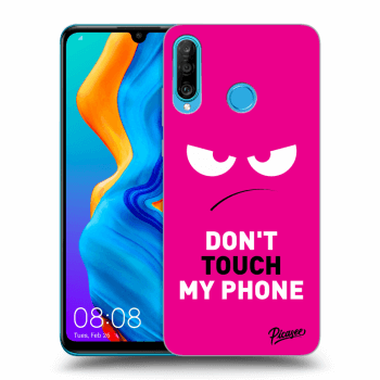 Picasee ULTIMATE CASE pro Huawei P30 Lite - Angry Eyes - Pink