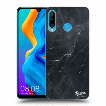 Etui na Huawei P30 Lite - Black marble