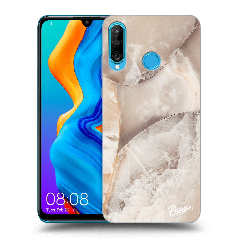 Picasee ULTIMATE CASE pro Huawei P30 Lite - Cream marble
