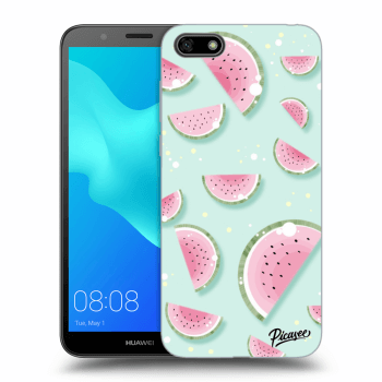 Picasee silikonowe czarne etui na Huawei Y5 2018 - Watermelon 2