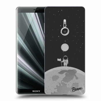 Picasee silikonowe przeźroczyste etui na Sony Xperia XZ3 - Astronaut