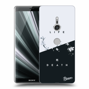 Picasee silikonowe przeźroczyste etui na Sony Xperia XZ3 - Life - Death