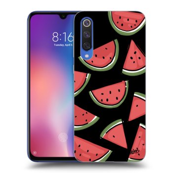 Picasee silikonowe czarne etui na Xiaomi Mi 9 SE - Melone