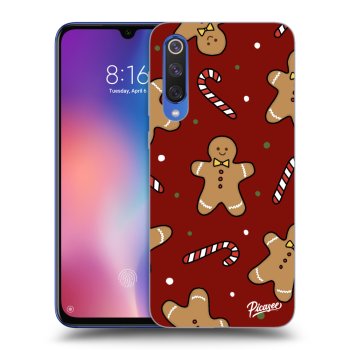 Picasee silikonowe czarne etui na Xiaomi Mi 9 SE - Gingerbread 2