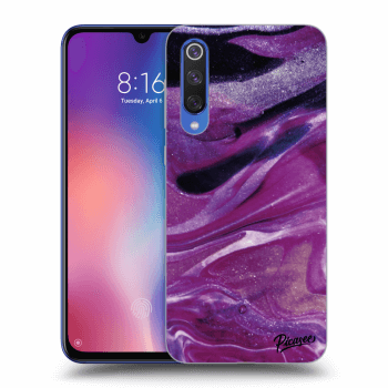 Etui na Xiaomi Mi 9 SE - Purple glitter