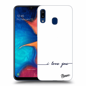 Etui na Samsung Galaxy A20e A202F - I love you