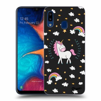 Etui na Samsung Galaxy A20e A202F - Unicorn star heaven