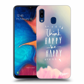 Etui na Samsung Galaxy A20e A202F - Think happy be happy