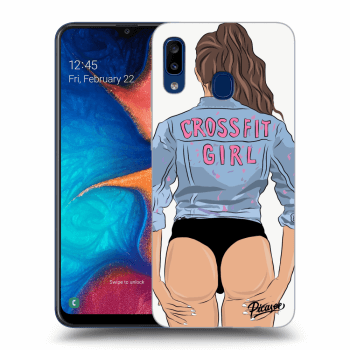 Etui na Samsung Galaxy A20e A202F - Crossfit girl - nickynellow