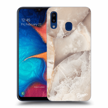 Etui na Samsung Galaxy A20e A202F - Cream marble