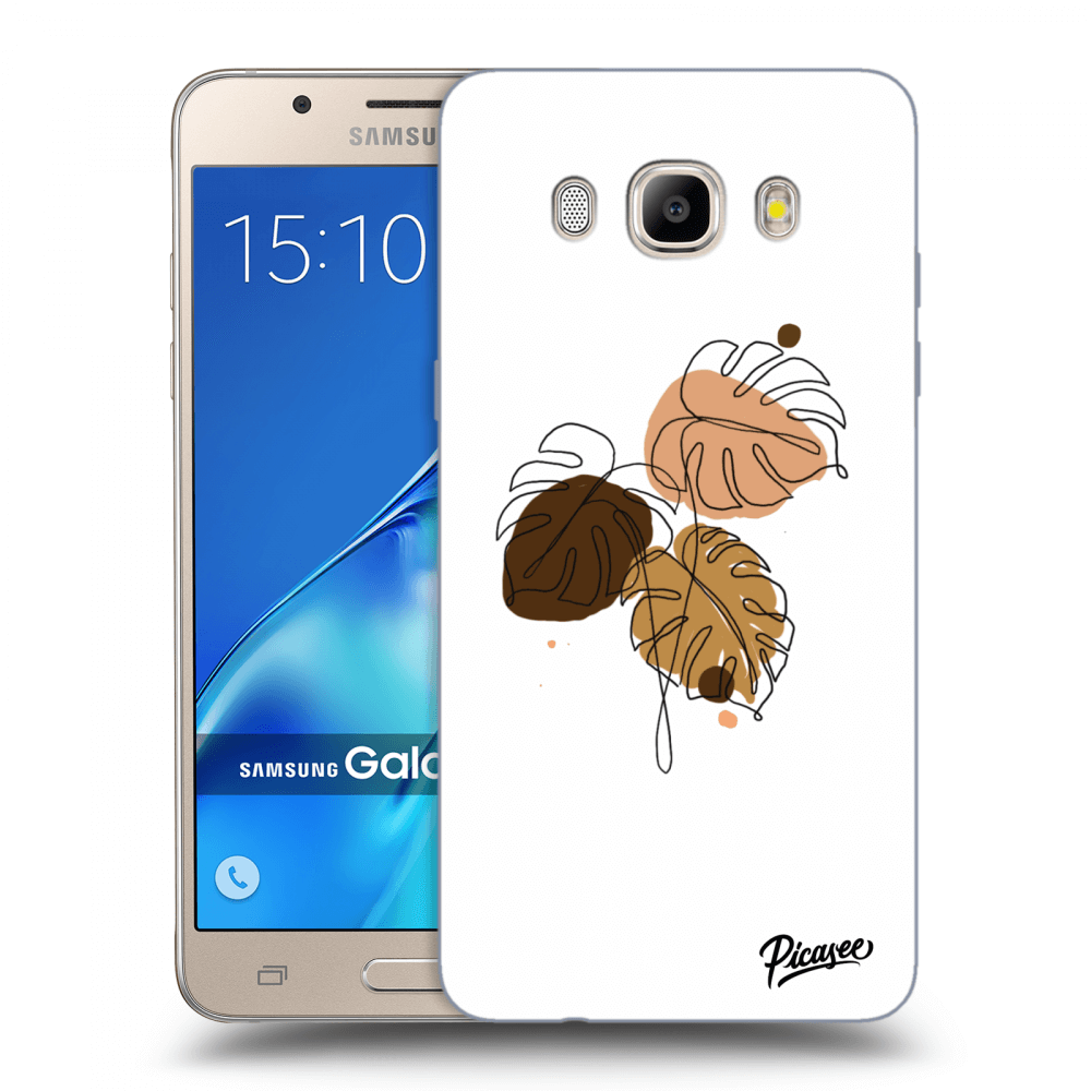 Picasee silikonowe przeźroczyste etui na Samsung Galaxy J5 2016 J510F - Monstera