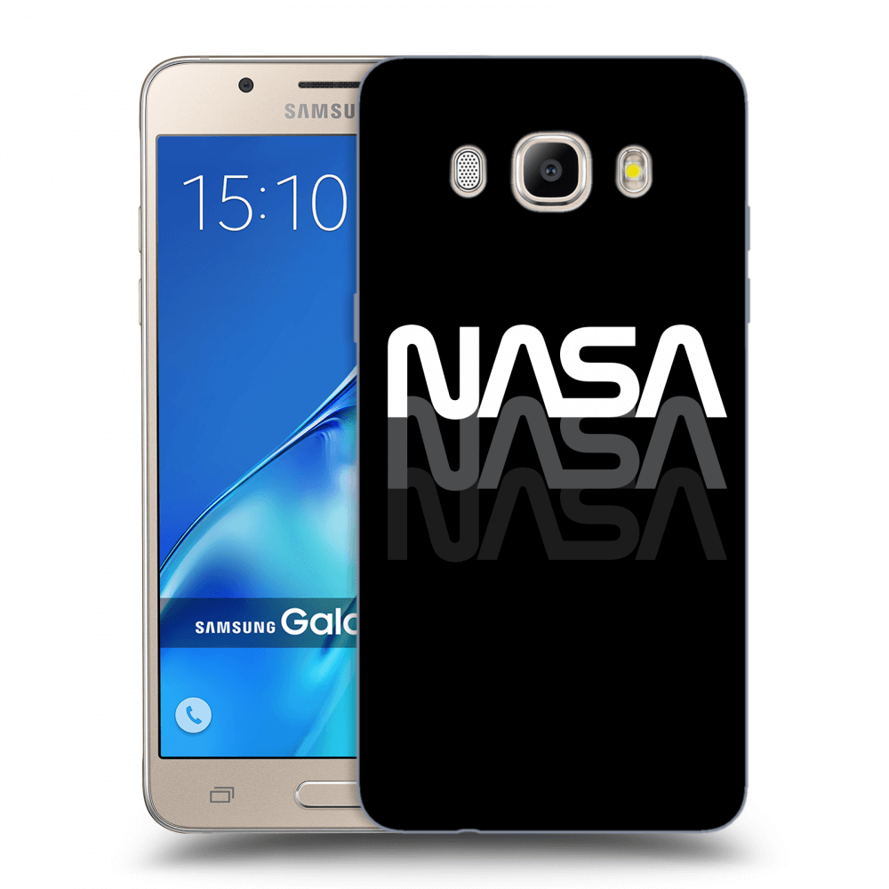 Picasee silikonowe przeźroczyste etui na Samsung Galaxy J5 2016 J510F - NASA Triple