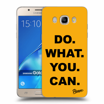 Picasee silikonowe przeźroczyste etui na Samsung Galaxy J5 2016 J510F - Do What You Can
