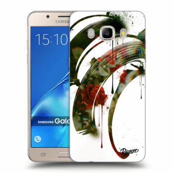Picasee silikonowe przeźroczyste etui na Samsung Galaxy J5 2016 J510F - Roses white