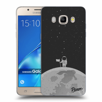 Picasee silikonowe przeźroczyste etui na Samsung Galaxy J5 2016 J510F - Astronaut