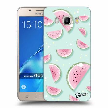 Picasee silikonowe przeźroczyste etui na Samsung Galaxy J5 2016 J510F - Watermelon 2