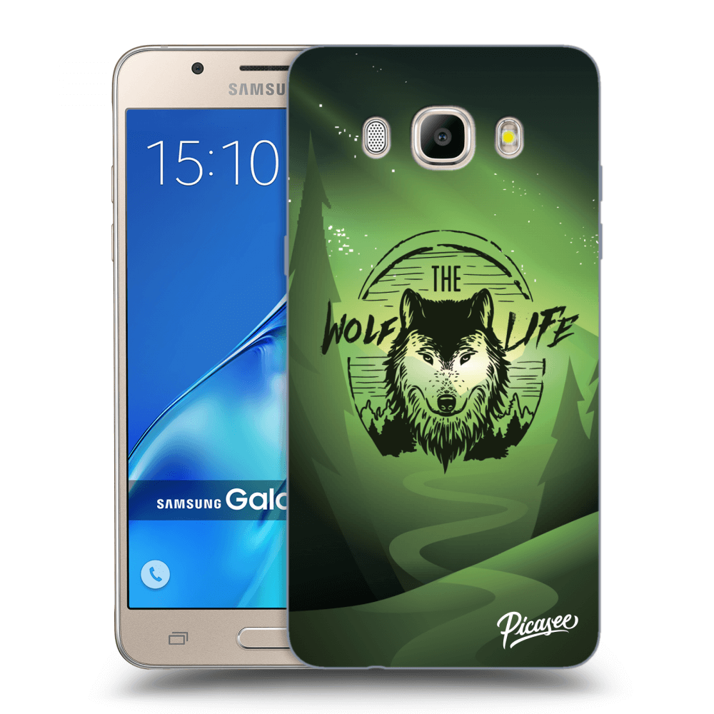 Picasee silikonowe przeźroczyste etui na Samsung Galaxy J5 2016 J510F - Wolf life