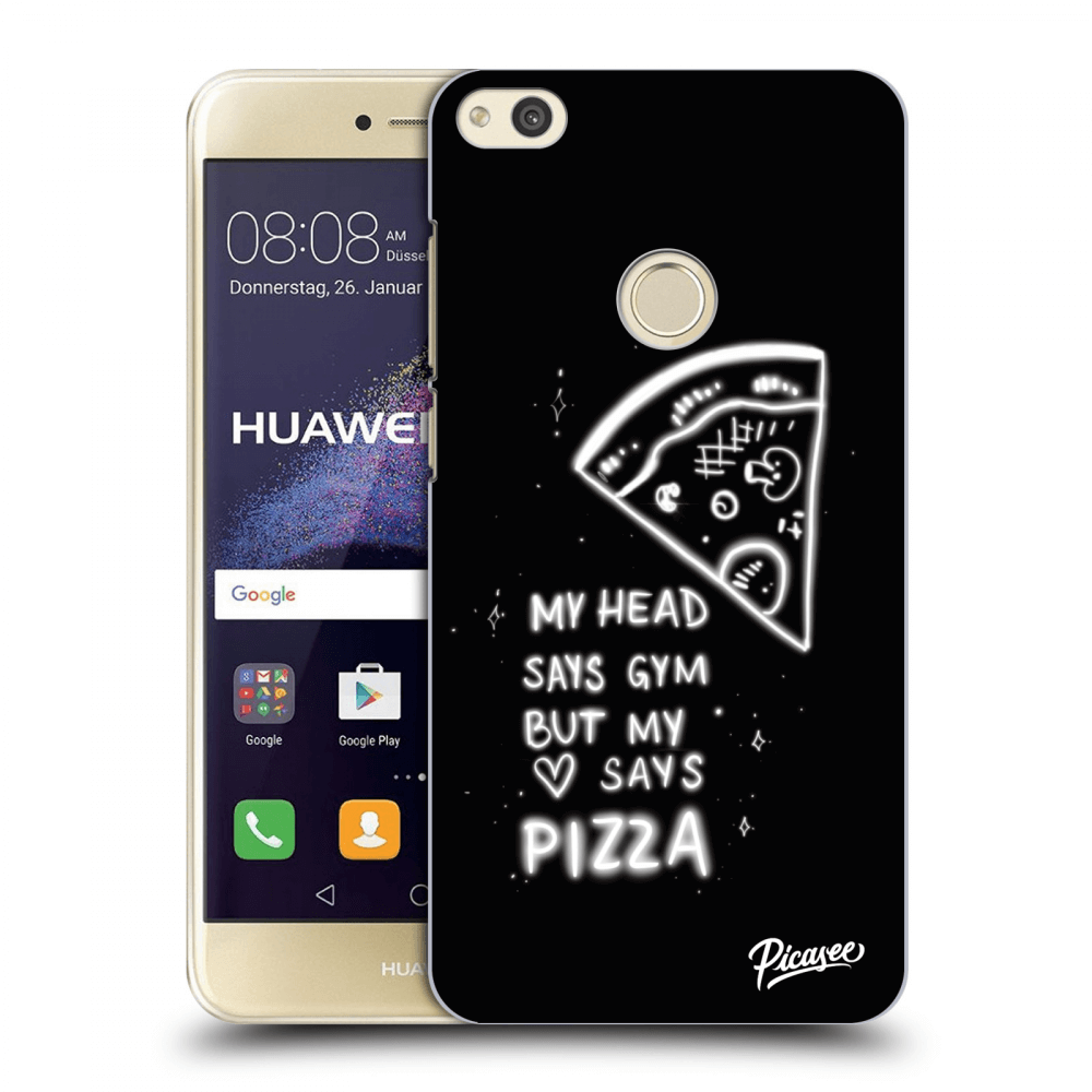 Picasee silikonowe przeźroczyste etui na Huawei P9 Lite 2017 - Pizza